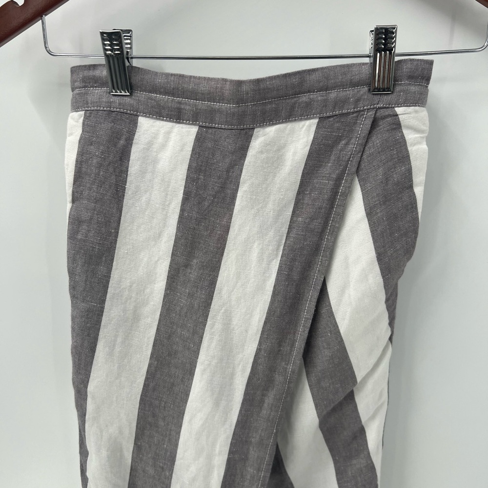 Madewell stripe overlay midi skirt - Picture 4 of 8